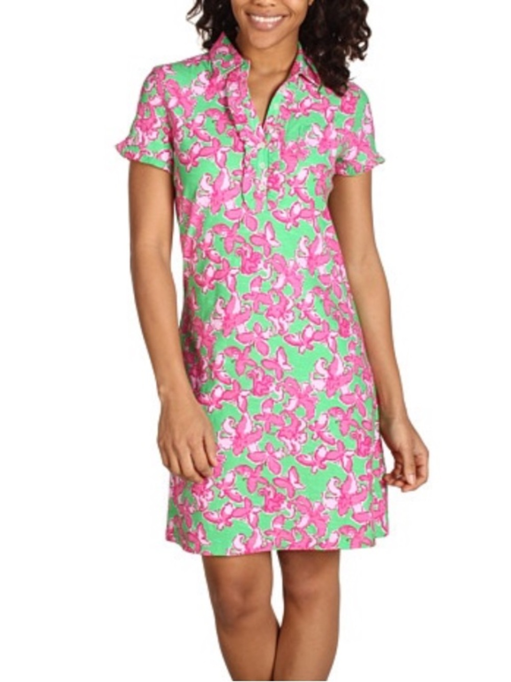 Lilly Pulitzer Carolyn Floral Dress Sz XS